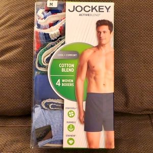 Jockey Activeblend Woven Boxers 4pk